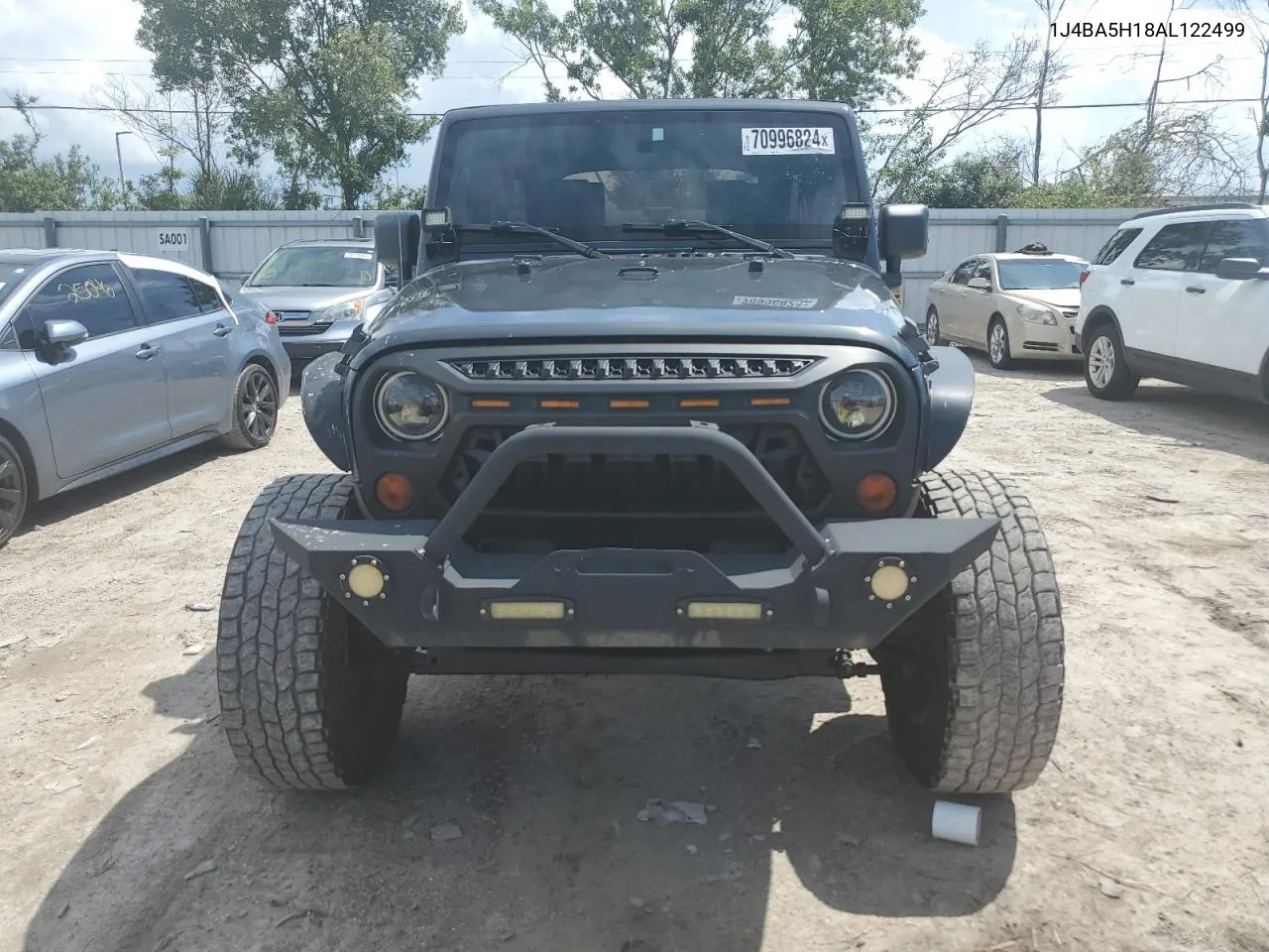 2010 Jeep Wrangler Unlimited Sahara VIN: 1J4BA5H18AL122499 Lot: 70996824