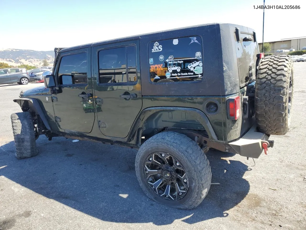 2010 Jeep Wrangler Unlimited Sport VIN: 1J4BA3H10AL205686 Lot: 71050084