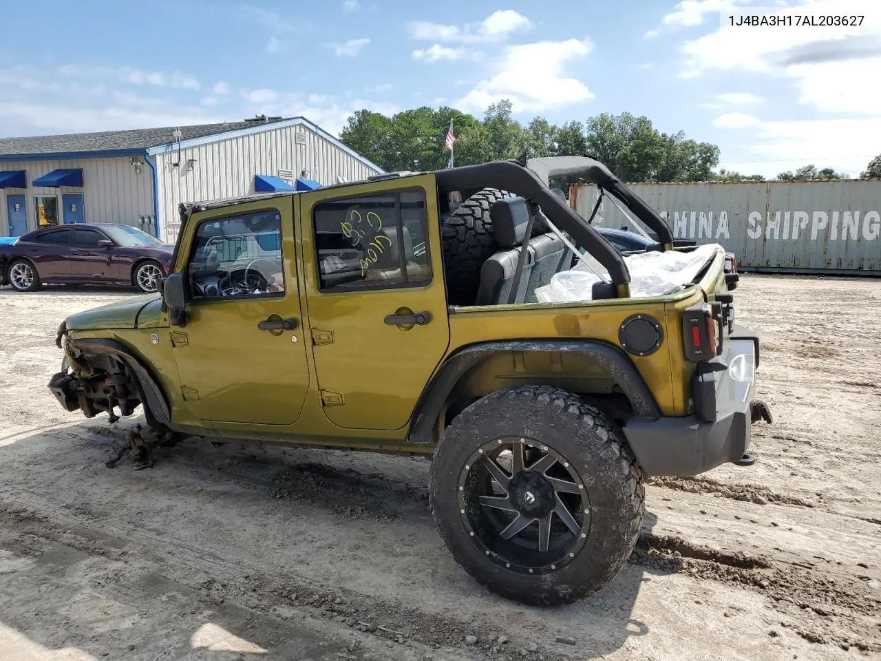 2010 Jeep Wrangler Unlimited Sport VIN: 1J4BA3H17AL203627 Lot: 71238604