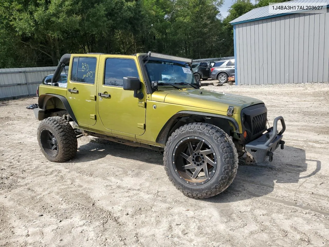 2010 Jeep Wrangler Unlimited Sport VIN: 1J4BA3H17AL203627 Lot: 71238604