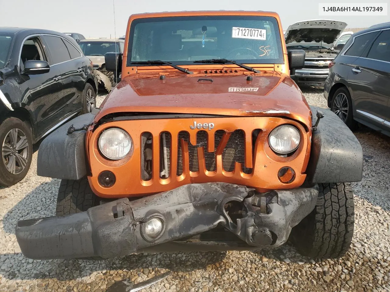 2010 Jeep Wrangler Unlimited Rubicon VIN: 1J4BA6H14AL197349 Lot: 71270774