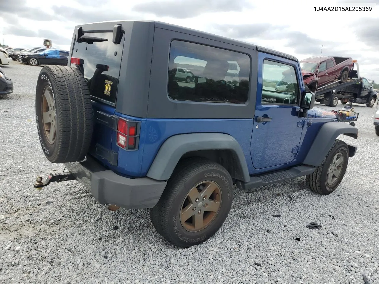 2010 Jeep Wrangler Sport VIN: 1J4AA2D15AL205369 Lot: 71505374