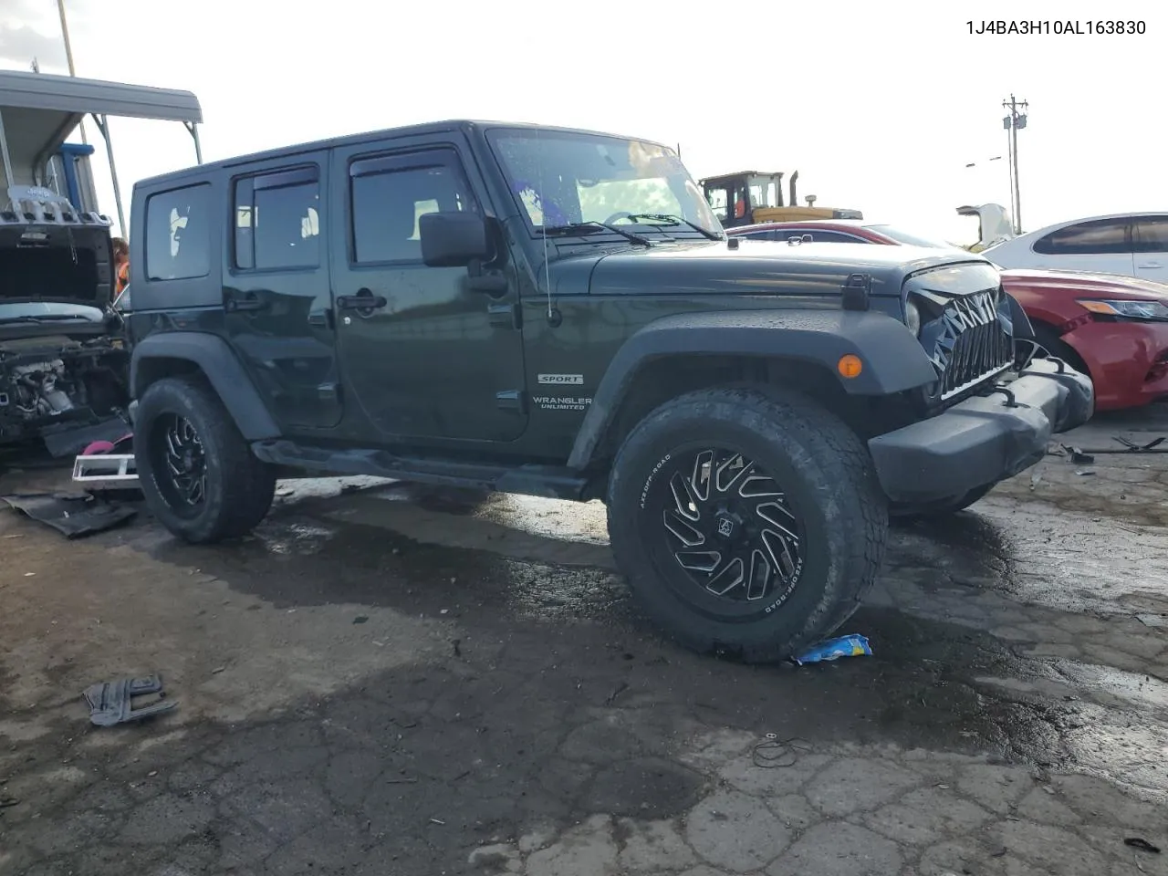 2010 Jeep Wrangler Unlimited Sport VIN: 1J4BA3H10AL163830 Lot: 71628604