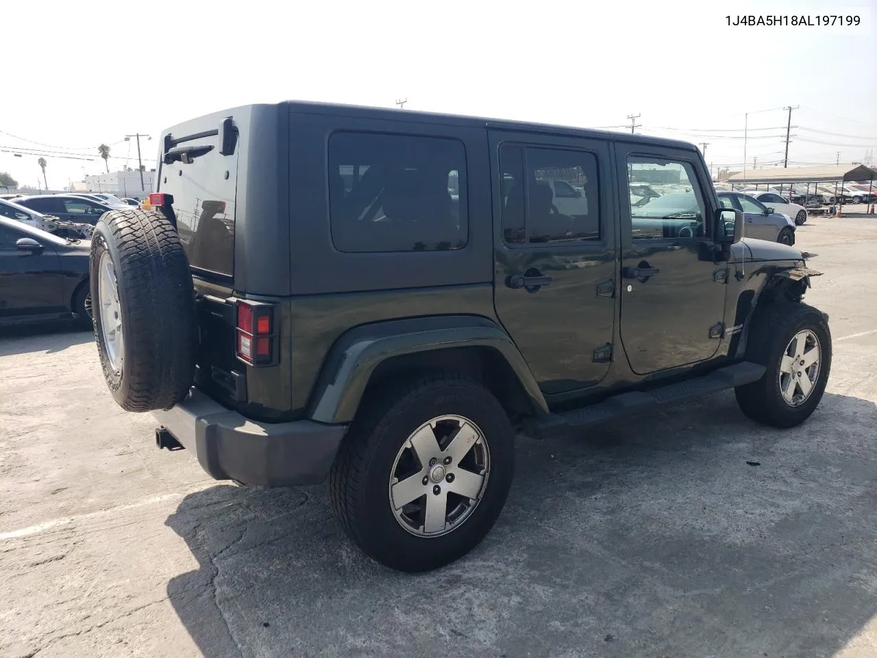 2010 Jeep Wrangler Unlimited Sahara VIN: 1J4BA5H18AL197199 Lot: 71768354