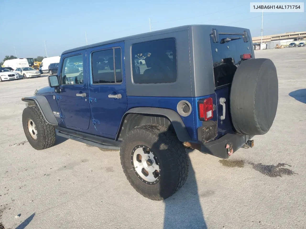 2010 Jeep Wrangler Unlimited Rubicon VIN: 1J4BA6H14AL171754 Lot: 71772414