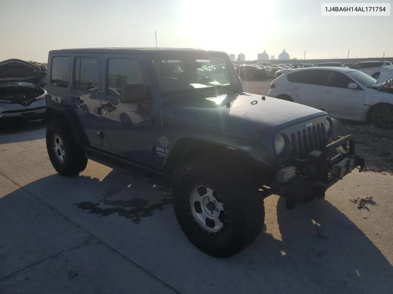 1J4BA6H14AL171754 2010 Jeep Wrangler Unlimited Rubicon