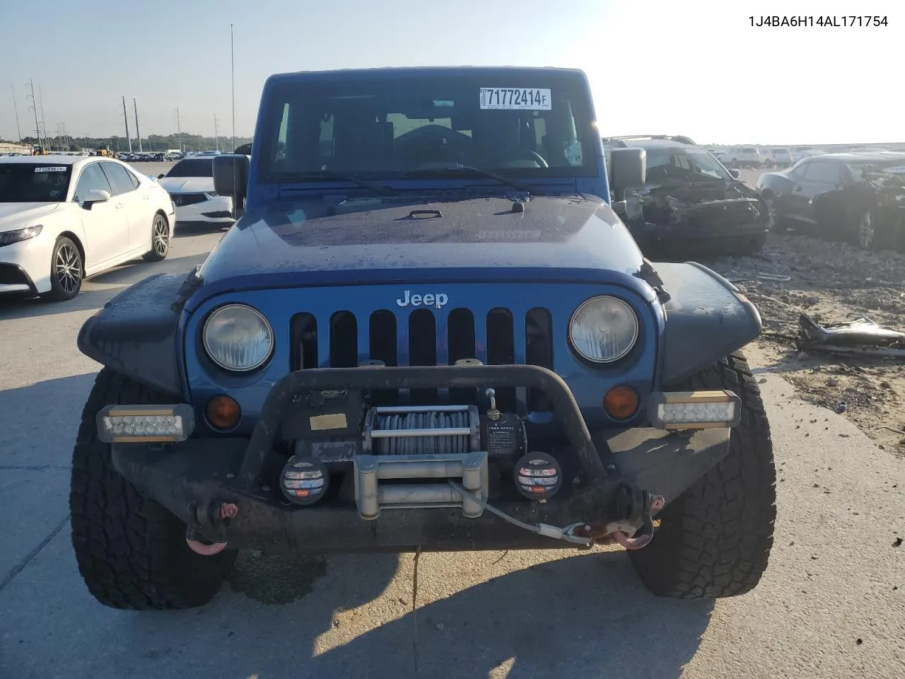 2010 Jeep Wrangler Unlimited Rubicon VIN: 1J4BA6H14AL171754 Lot: 71772414