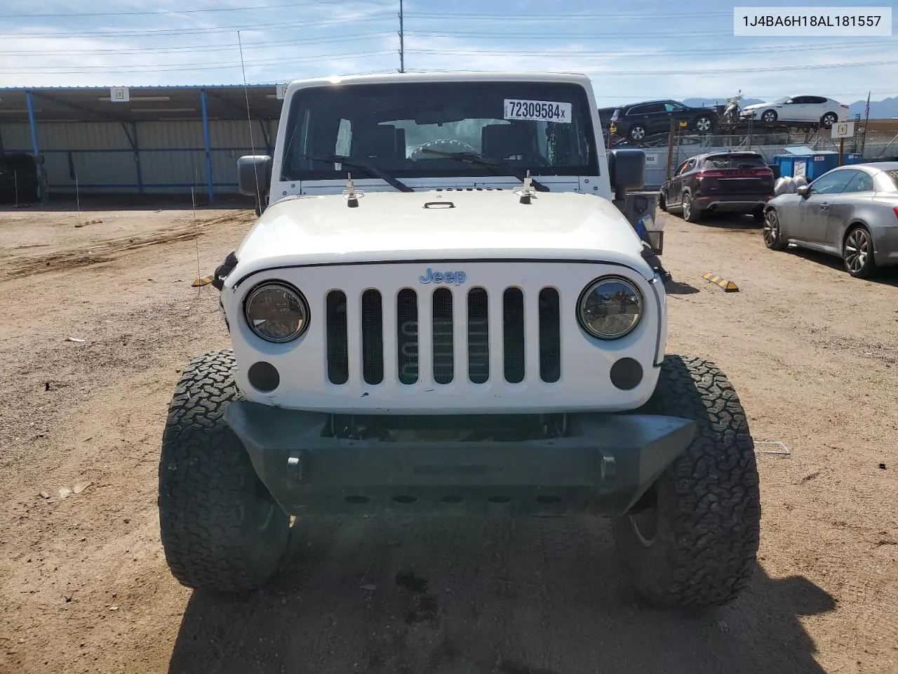 2010 Jeep Wrangler Unlimited Rubicon VIN: 1J4BA6H18AL181557 Lot: 72309584