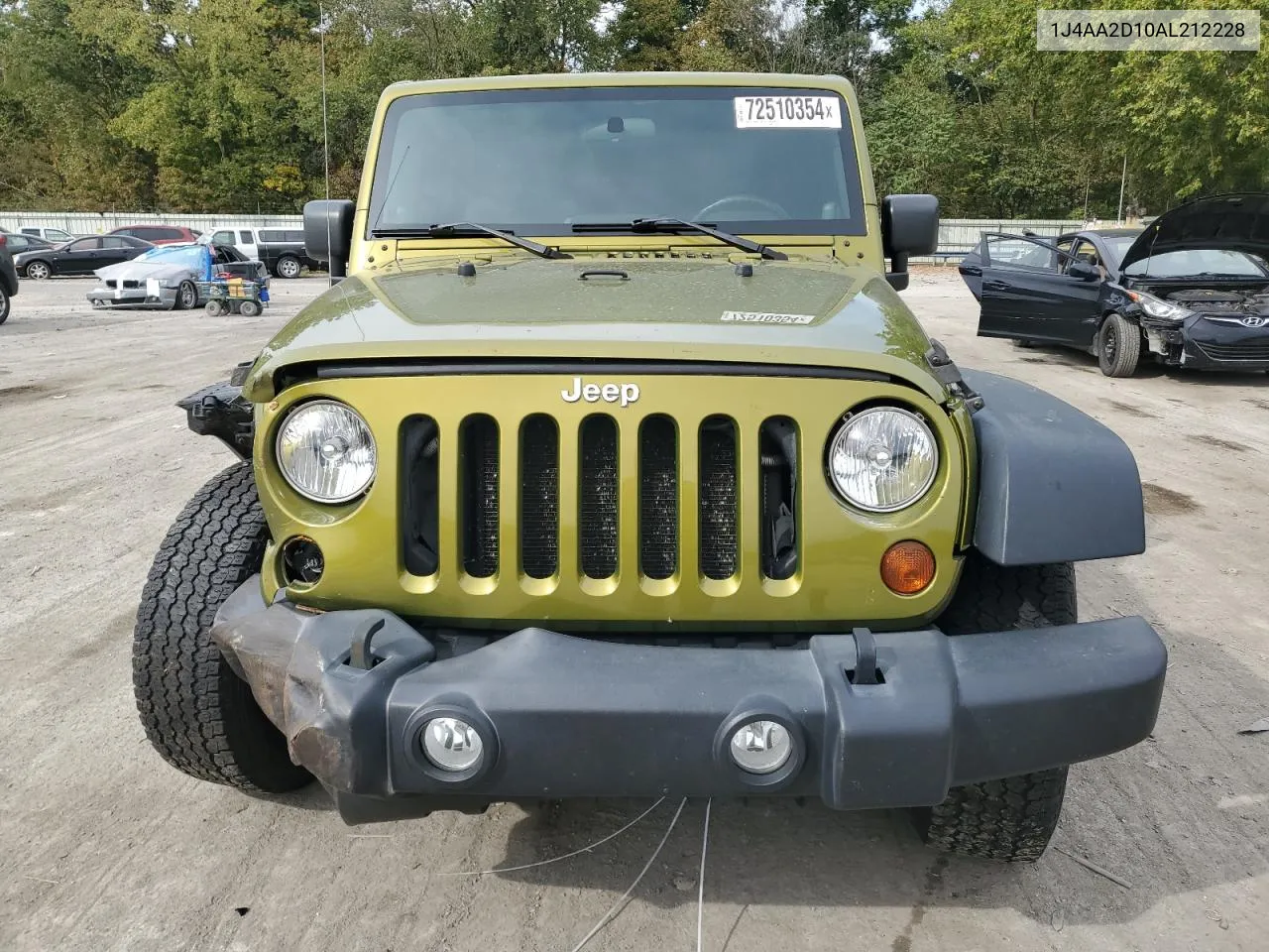 2010 Jeep Wrangler Sport VIN: 1J4AA2D10AL212228 Lot: 72510354