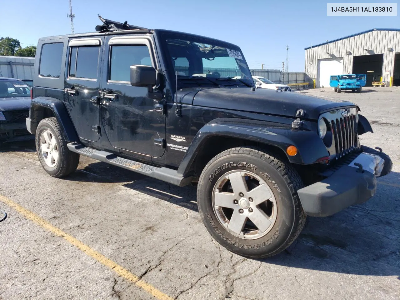 2010 Jeep Wrangler Unlimited Sahara VIN: 1J4BA5H11AL183810 Lot: 72904984