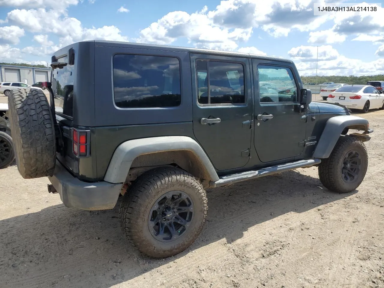 1J4BA3H13AL214138 2010 Jeep Wrangler Unlimited Sport