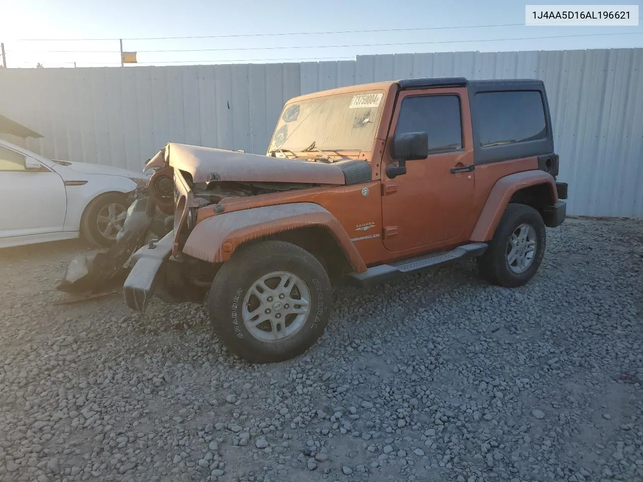 2010 Jeep Wrangler Sahara VIN: 1J4AA5D16AL196621 Lot: 73759004