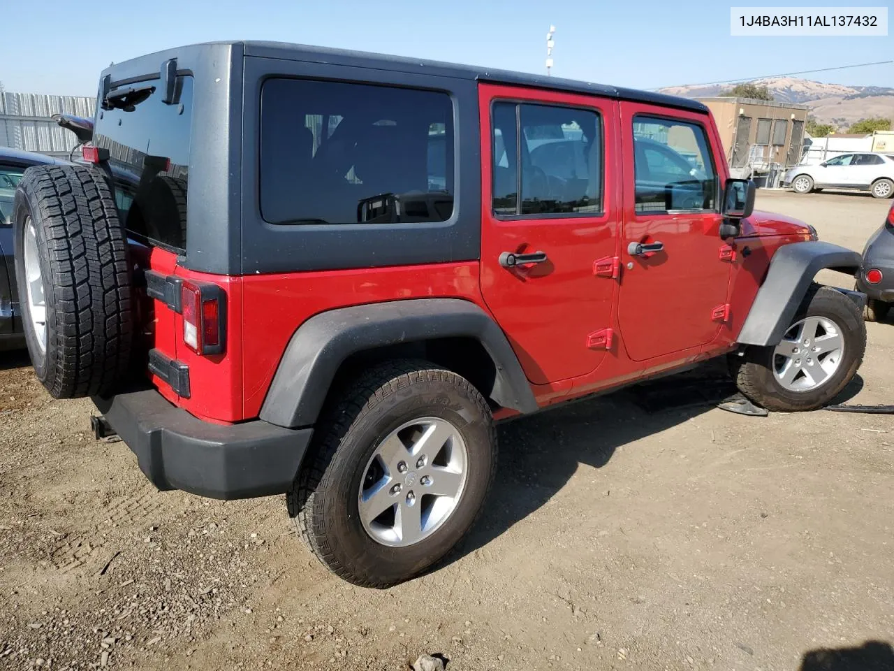 2010 Jeep Wrangler Unlimited Sport VIN: 1J4BA3H11AL137432 Lot: 73853474