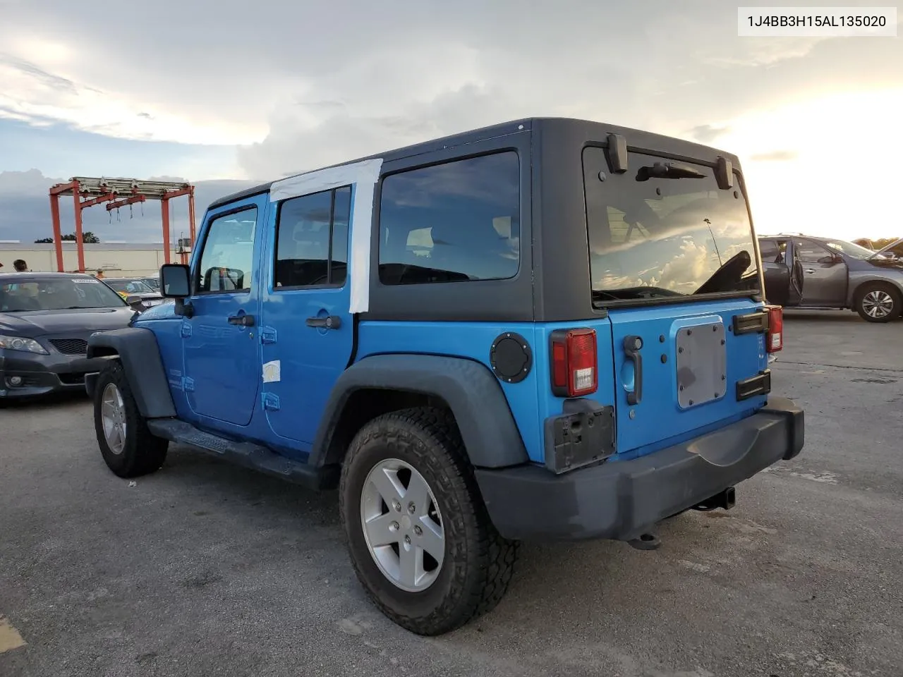 2010 Jeep Wrangler Unlimited Sport VIN: 1J4BB3H15AL135020 Lot: 73878374