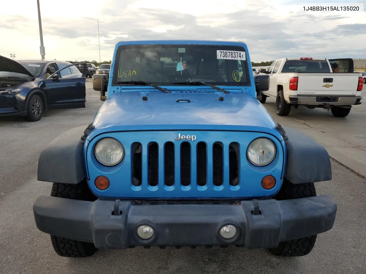 2010 Jeep Wrangler Unlimited Sport VIN: 1J4BB3H15AL135020 Lot: 73878374