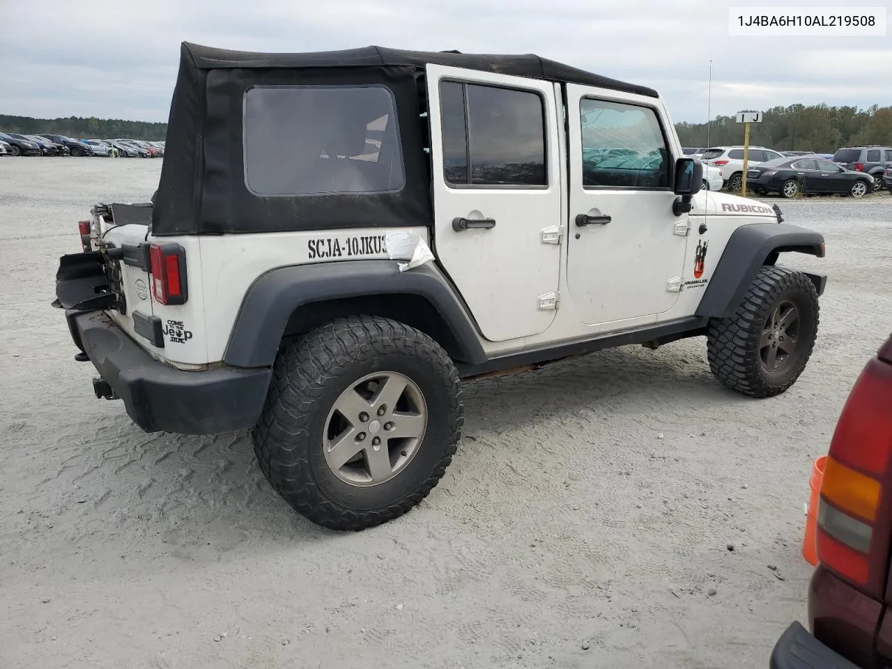 2010 Jeep Wrangler Unlimited Rubicon VIN: 1J4BA6H10AL219508 Lot: 74210144