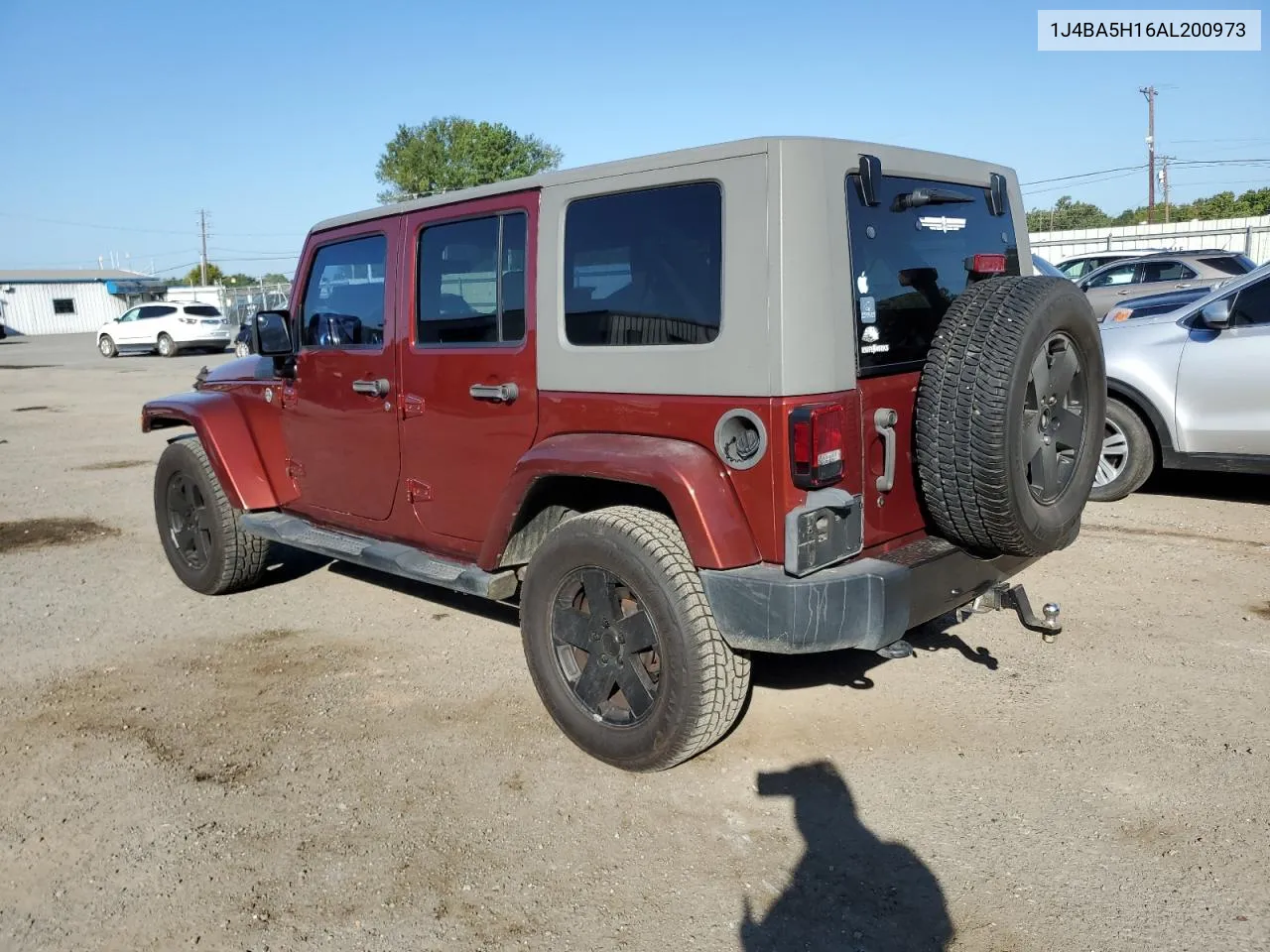 2010 Jeep Wrangler Unlimited Sahara VIN: 1J4BA5H16AL200973 Lot: 74294014