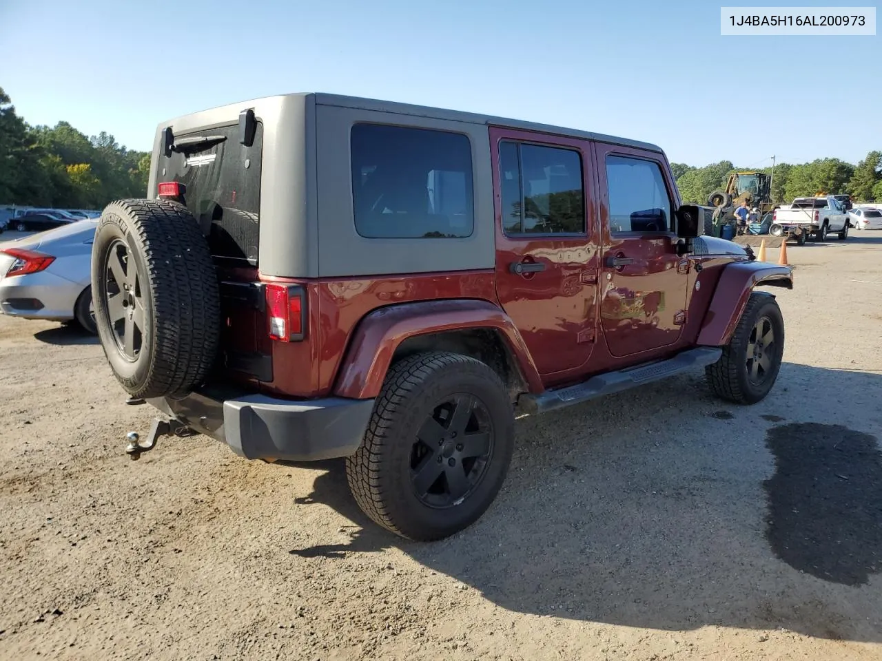 2010 Jeep Wrangler Unlimited Sahara VIN: 1J4BA5H16AL200973 Lot: 74294014