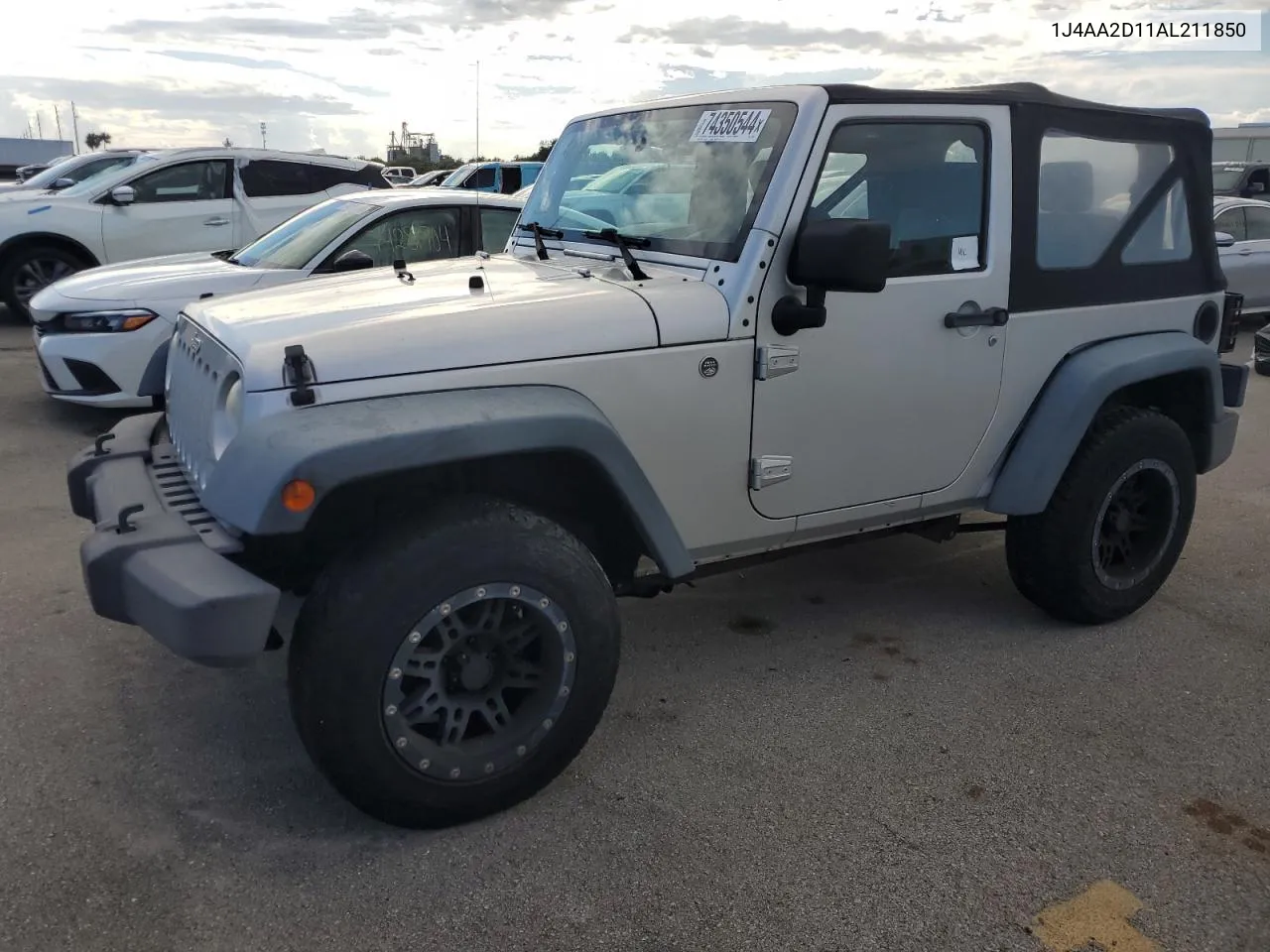 2010 Jeep Wrangler Sport VIN: 1J4AA2D11AL211850 Lot: 74350544