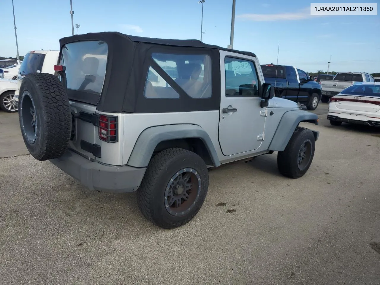 2010 Jeep Wrangler Sport VIN: 1J4AA2D11AL211850 Lot: 74350544