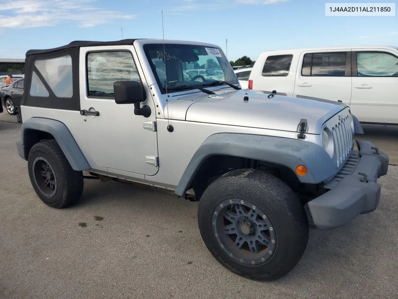 2010 Jeep Wrangler Sport VIN: 1J4AA2D11AL211850 Lot: 74350544