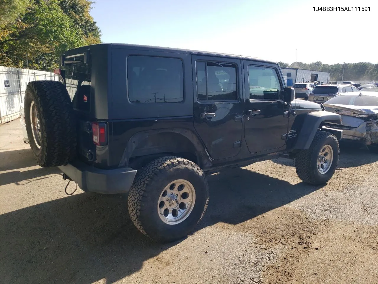 2010 Jeep Wrangler Unlimited Sport VIN: 1J4BB3H15AL111591 Lot: 74533324