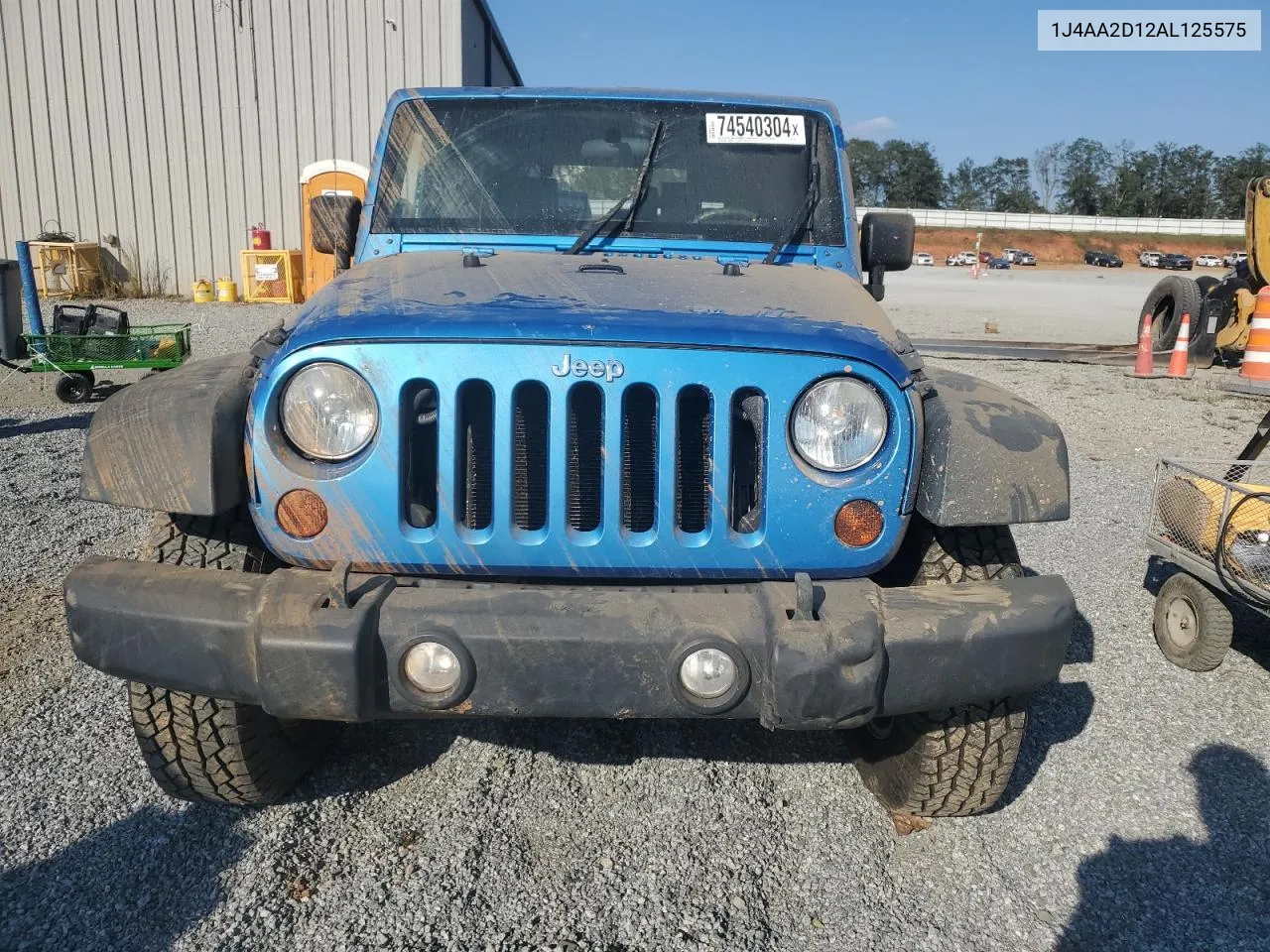 2010 Jeep Wrangler Sport VIN: 1J4AA2D12AL125575 Lot: 74540304