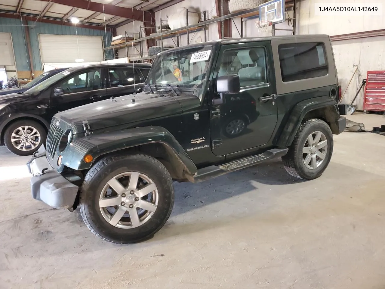 2010 Jeep Wrangler Sahara VIN: 1J4AA5D10AL142649 Lot: 74668804