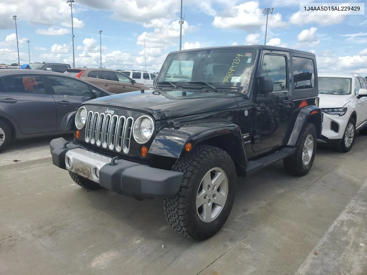 2010 Jeep Wrangler Sahara VIN: 1J4AA5D15AL229429 Lot: 74849734