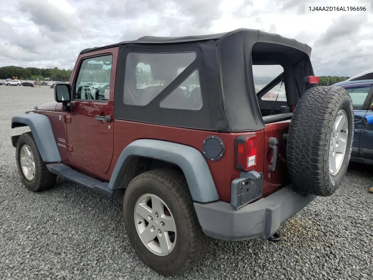 2010 Jeep Wrangler Sport VIN: 1J4AA2D16AL196696 Lot: 74919784