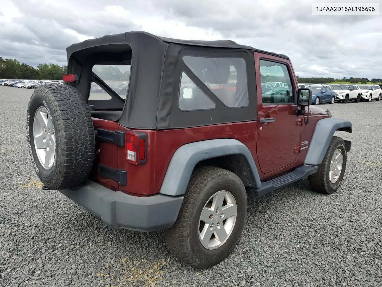 2010 Jeep Wrangler Sport VIN: 1J4AA2D16AL196696 Lot: 74919784