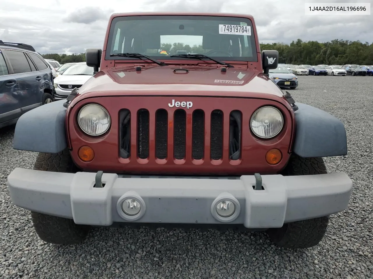 2010 Jeep Wrangler Sport VIN: 1J4AA2D16AL196696 Lot: 74919784