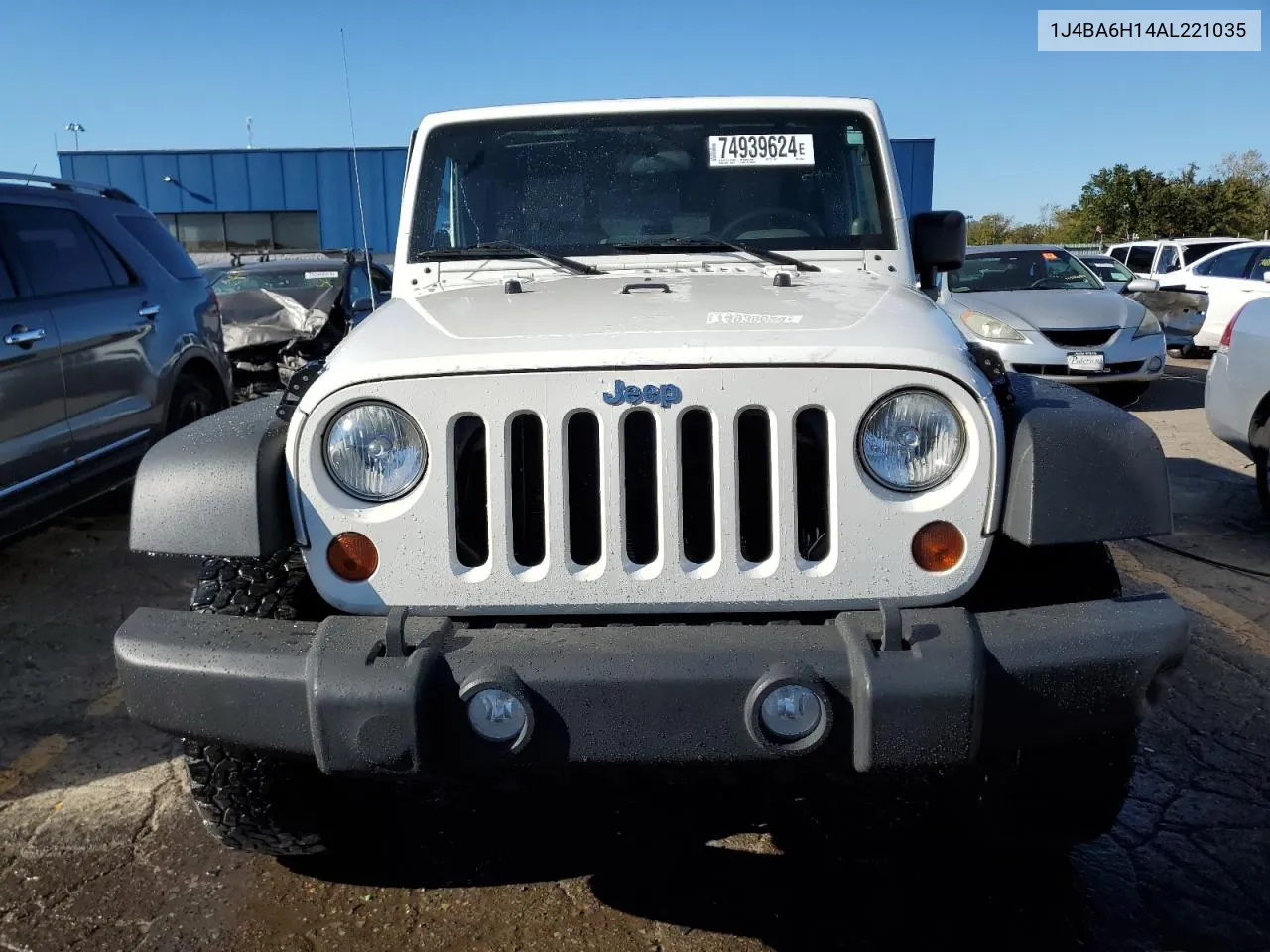 2010 Jeep Wrangler Unlimited Rubicon VIN: 1J4BA6H14AL221035 Lot: 74939624