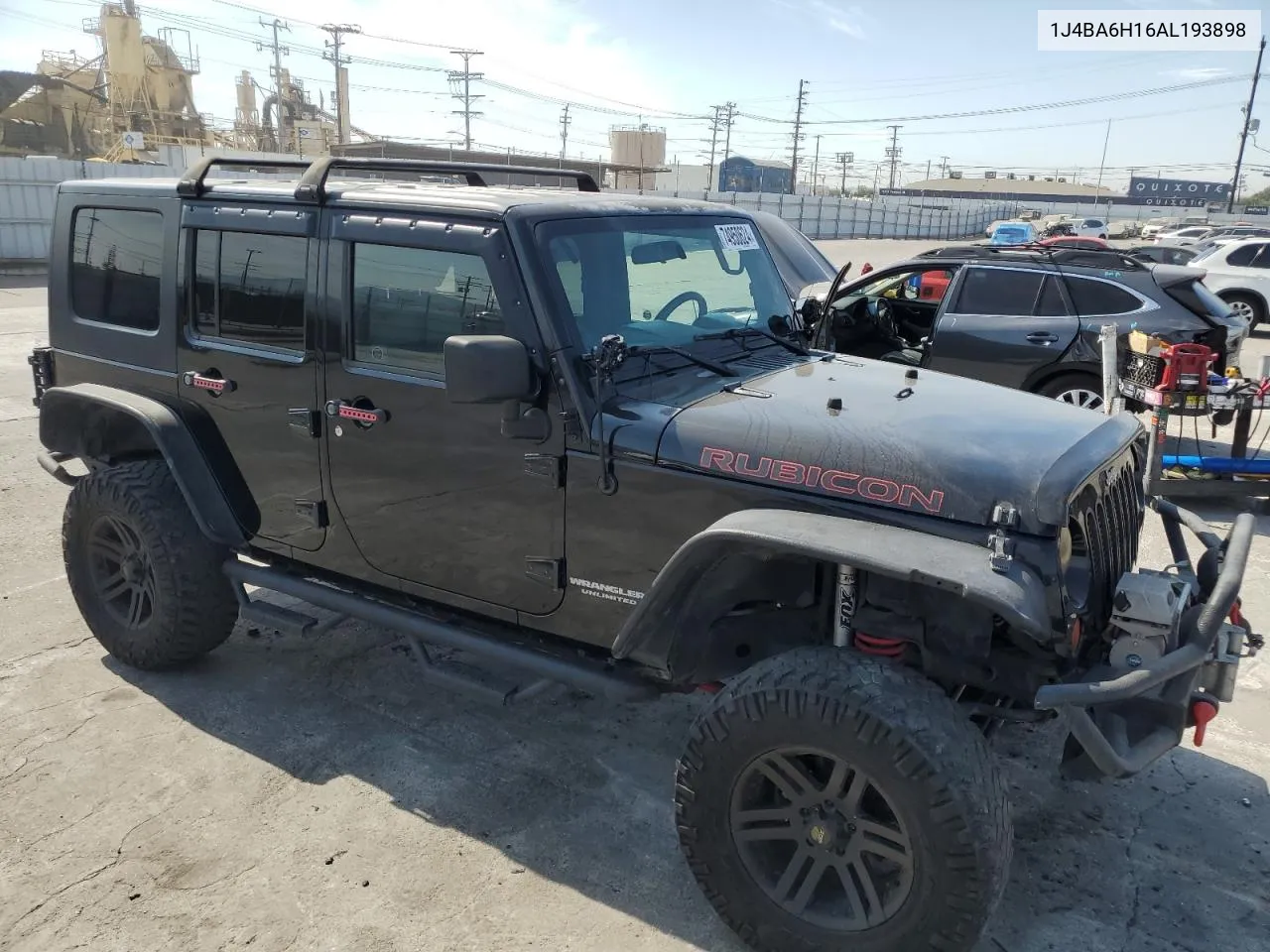 2010 Jeep Wrangler Unlimited Rubicon VIN: 1J4BA6H16AL193898 Lot: 74950624