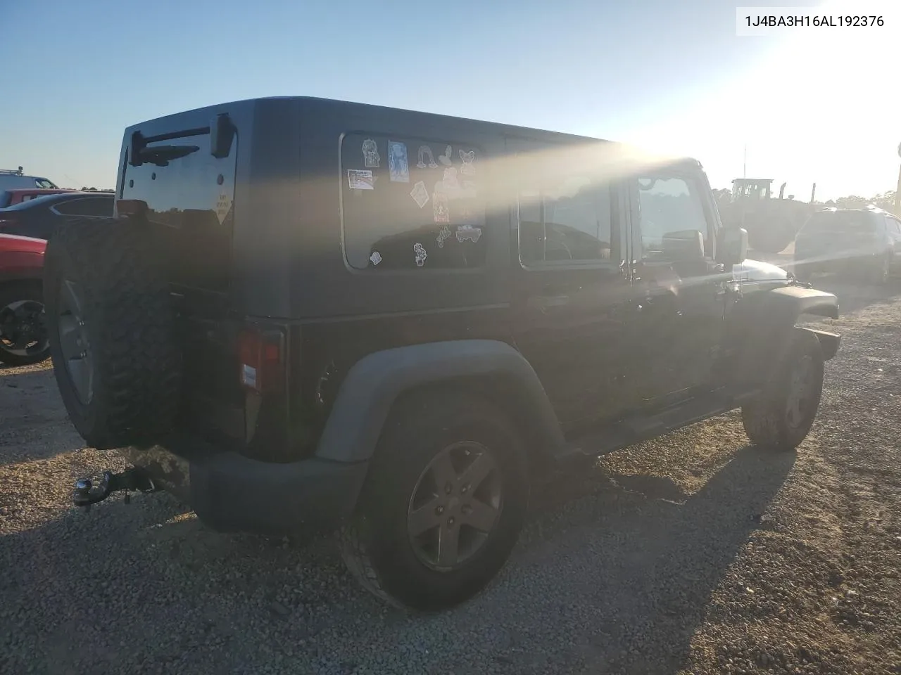 2010 Jeep Wrangler Unlimited Sport VIN: 1J4BA3H16AL192376 Lot: 75034484