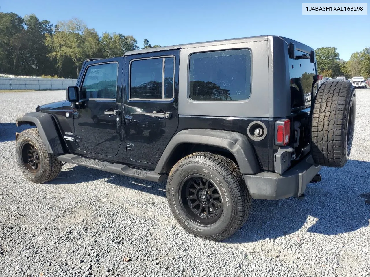 2010 Jeep Wrangler Unlimited Sport VIN: 1J4BA3H1XAL163298 Lot: 75885544