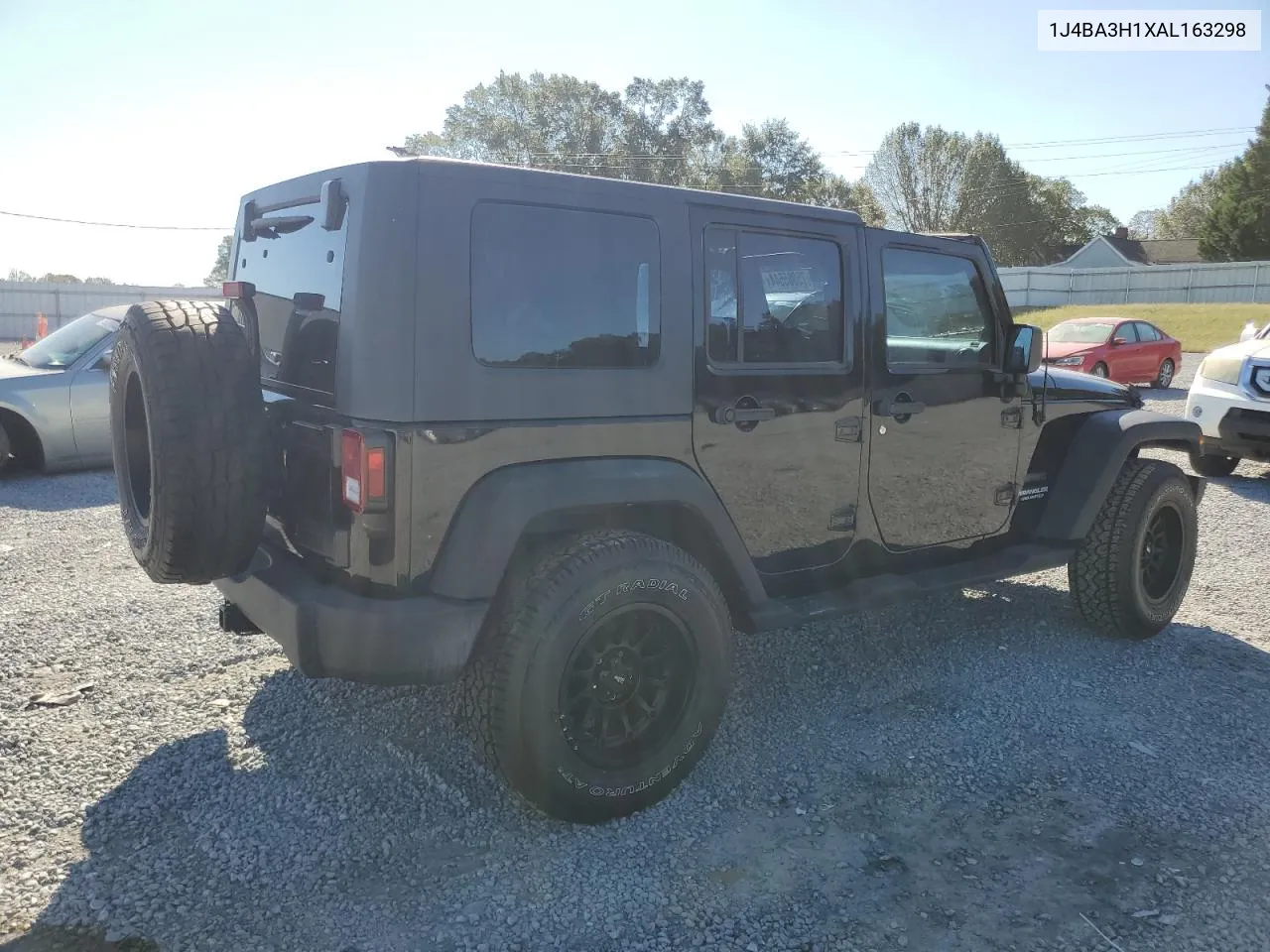 2010 Jeep Wrangler Unlimited Sport VIN: 1J4BA3H1XAL163298 Lot: 75885544