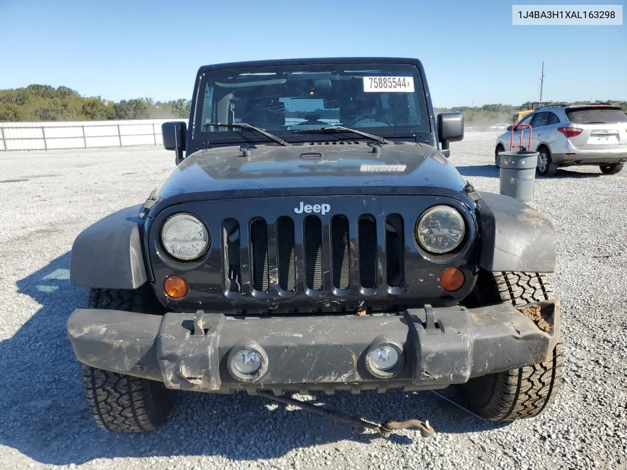 2010 Jeep Wrangler Unlimited Sport VIN: 1J4BA3H1XAL163298 Lot: 75885544