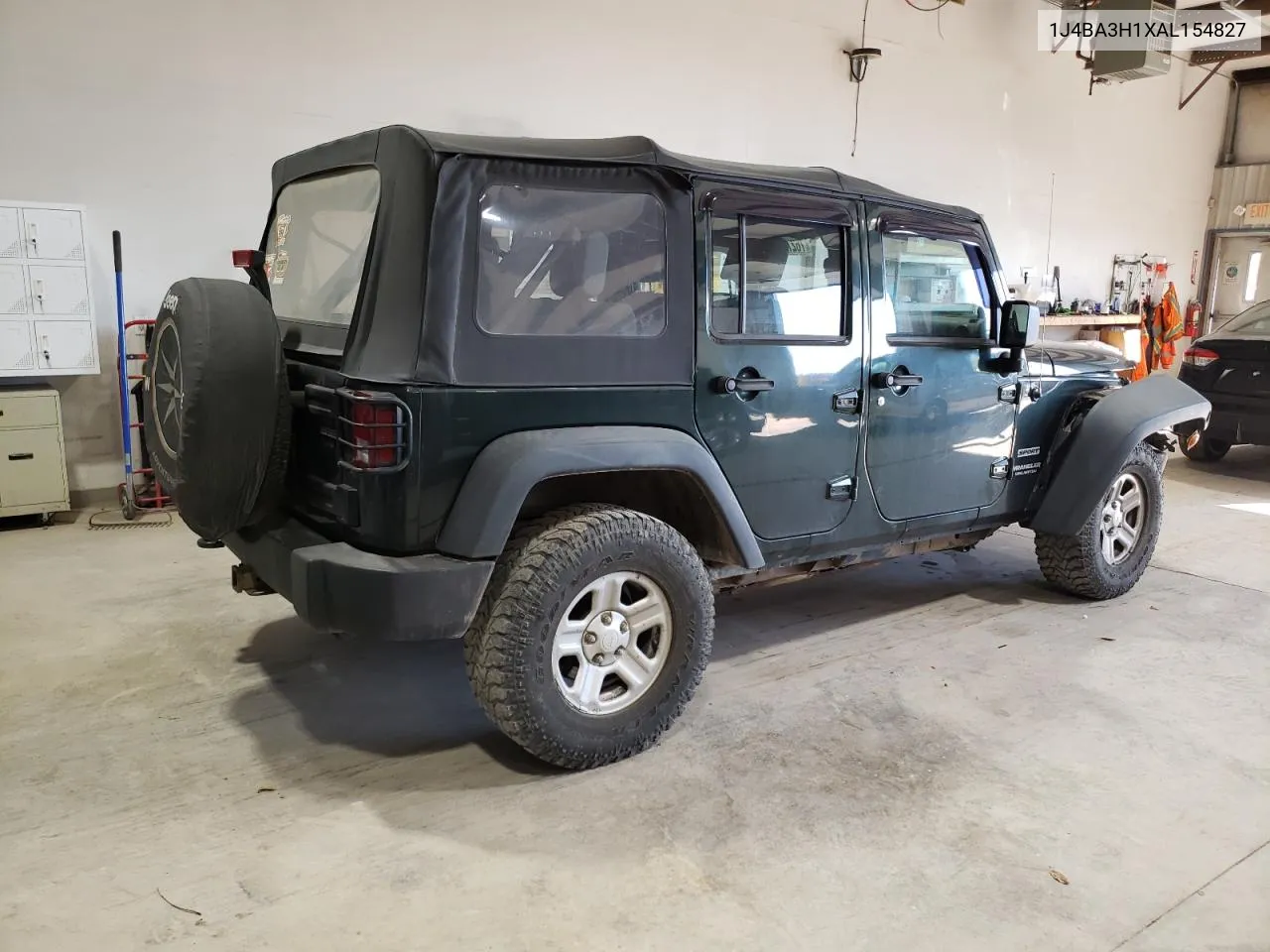 2010 Jeep Wrangler Unlimited Sport VIN: 1J4BA3H1XAL154827 Lot: 76278124