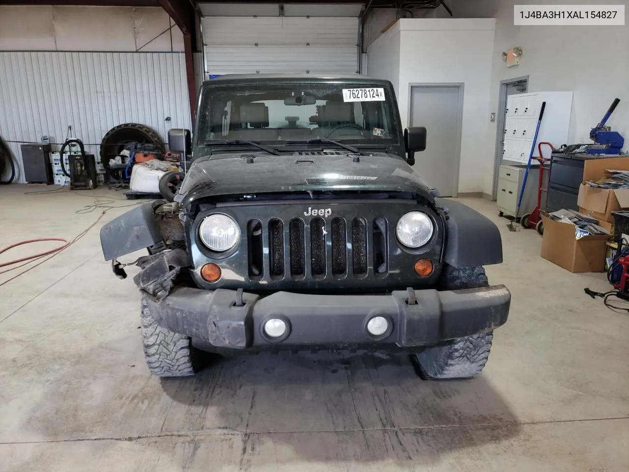 2010 Jeep Wrangler Unlimited Sport VIN: 1J4BA3H1XAL154827 Lot: 76278124