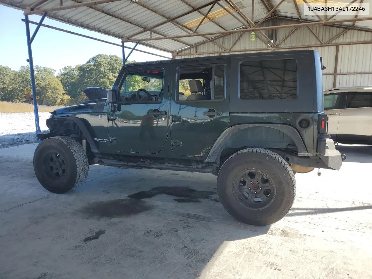 2010 Jeep Wrangler Unlimited Sport VIN: 1J4BA3H13AL172246 Lot: 76489264