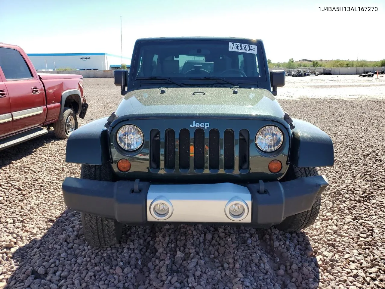 2010 Jeep Wrangler Unlimited Sahara VIN: 1J4BA5H13AL167270 Lot: 76605934