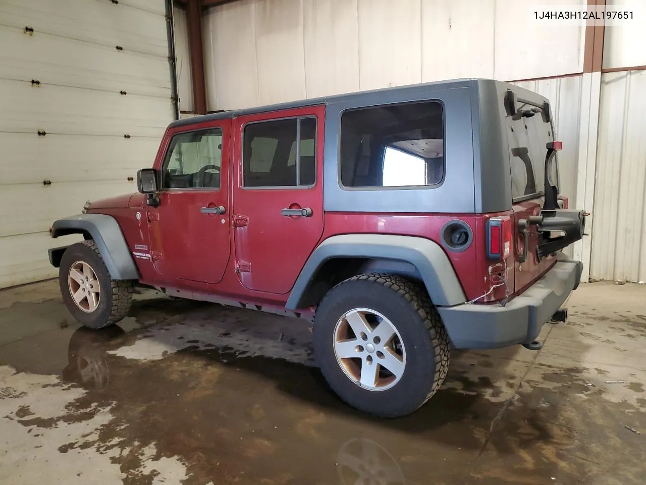 2010 Jeep Wrangler Unlimited Sport VIN: 1J4HA3H12AL197651 Lot: 76775114