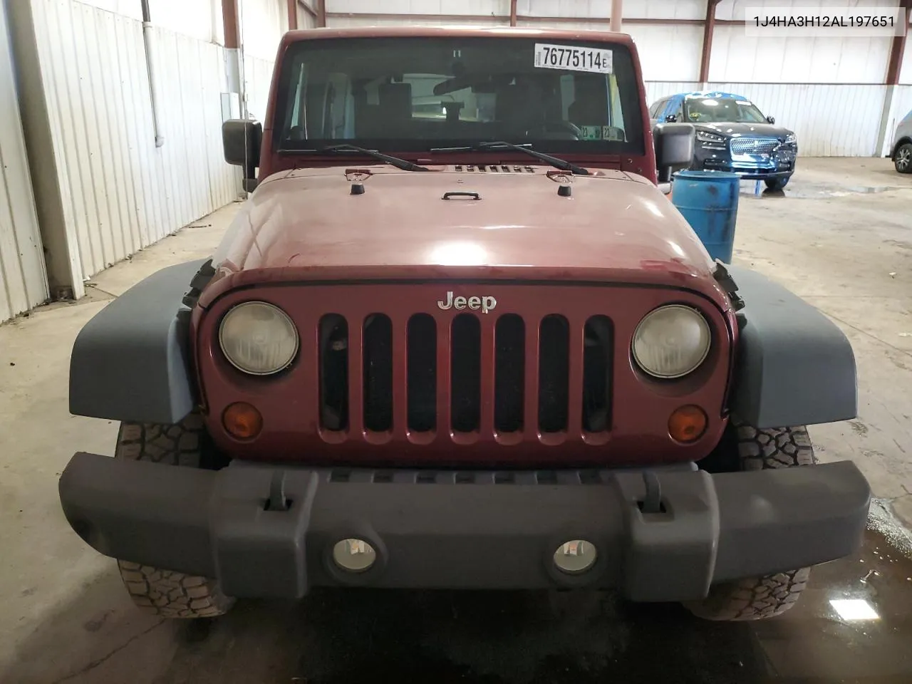 2010 Jeep Wrangler Unlimited Sport VIN: 1J4HA3H12AL197651 Lot: 76775114