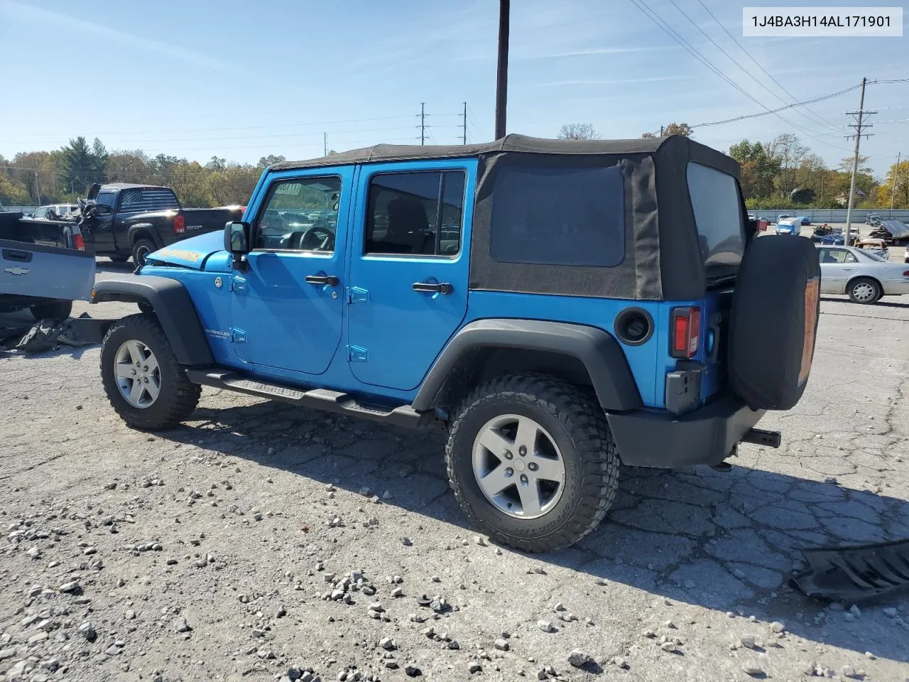 2010 Jeep Wrangler Unlimited Sport VIN: 1J4BA3H14AL171901 Lot: 77136674