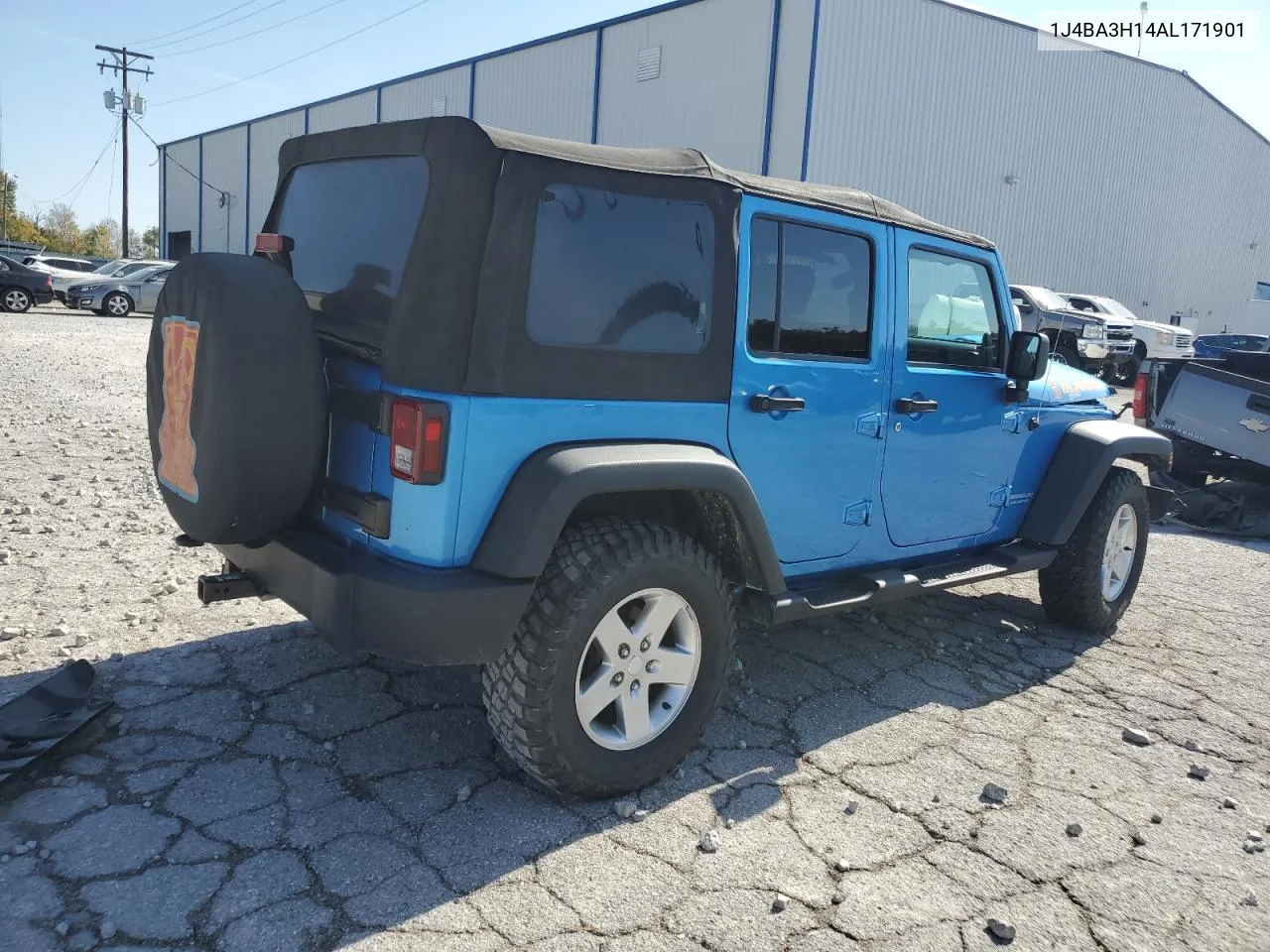 2010 Jeep Wrangler Unlimited Sport VIN: 1J4BA3H14AL171901 Lot: 77136674