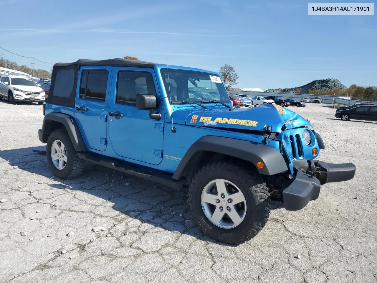 2010 Jeep Wrangler Unlimited Sport VIN: 1J4BA3H14AL171901 Lot: 77136674