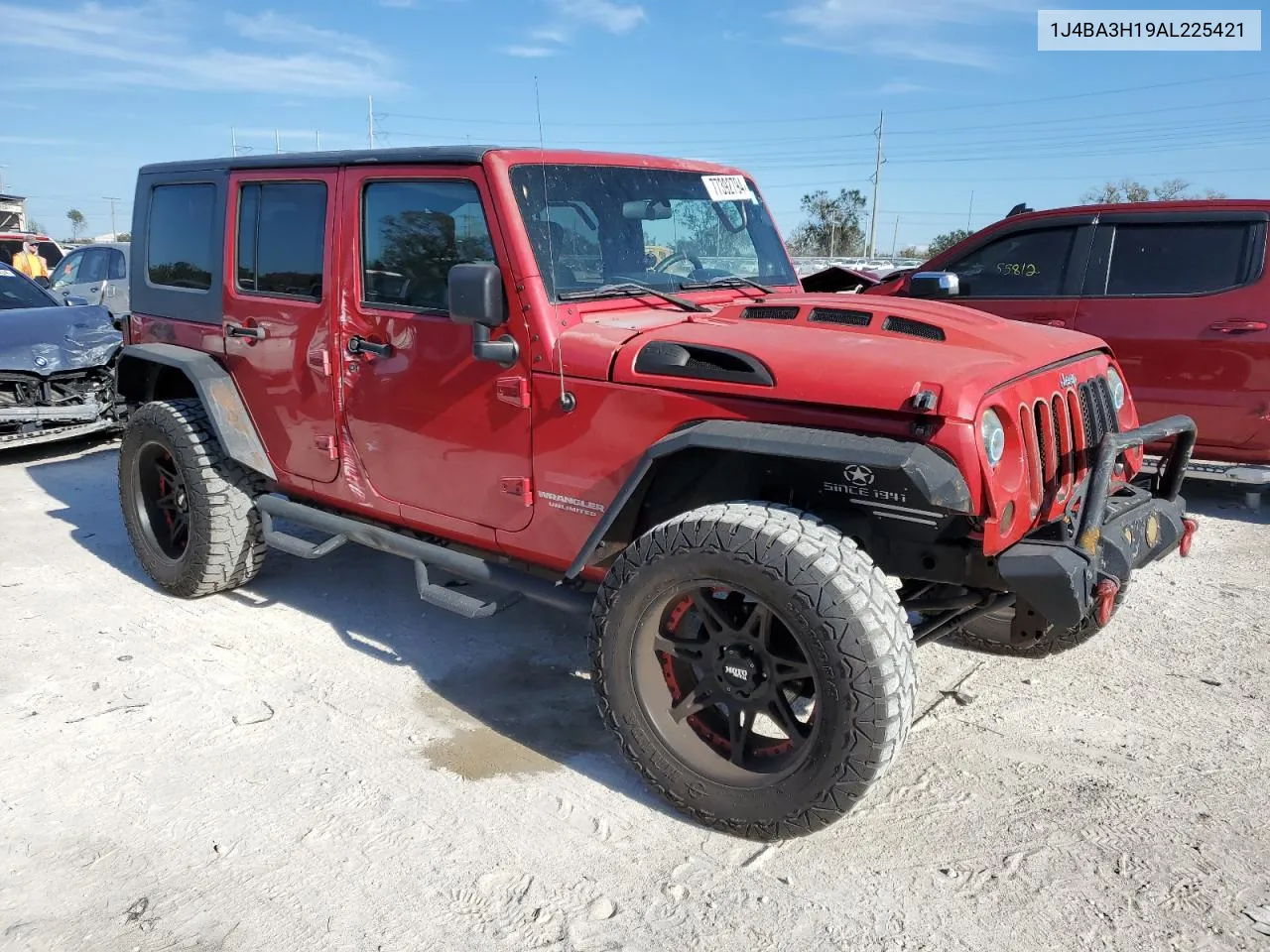 2010 Jeep Wrangler Unlimited Sport VIN: 1J4BA3H19AL225421 Lot: 77392794