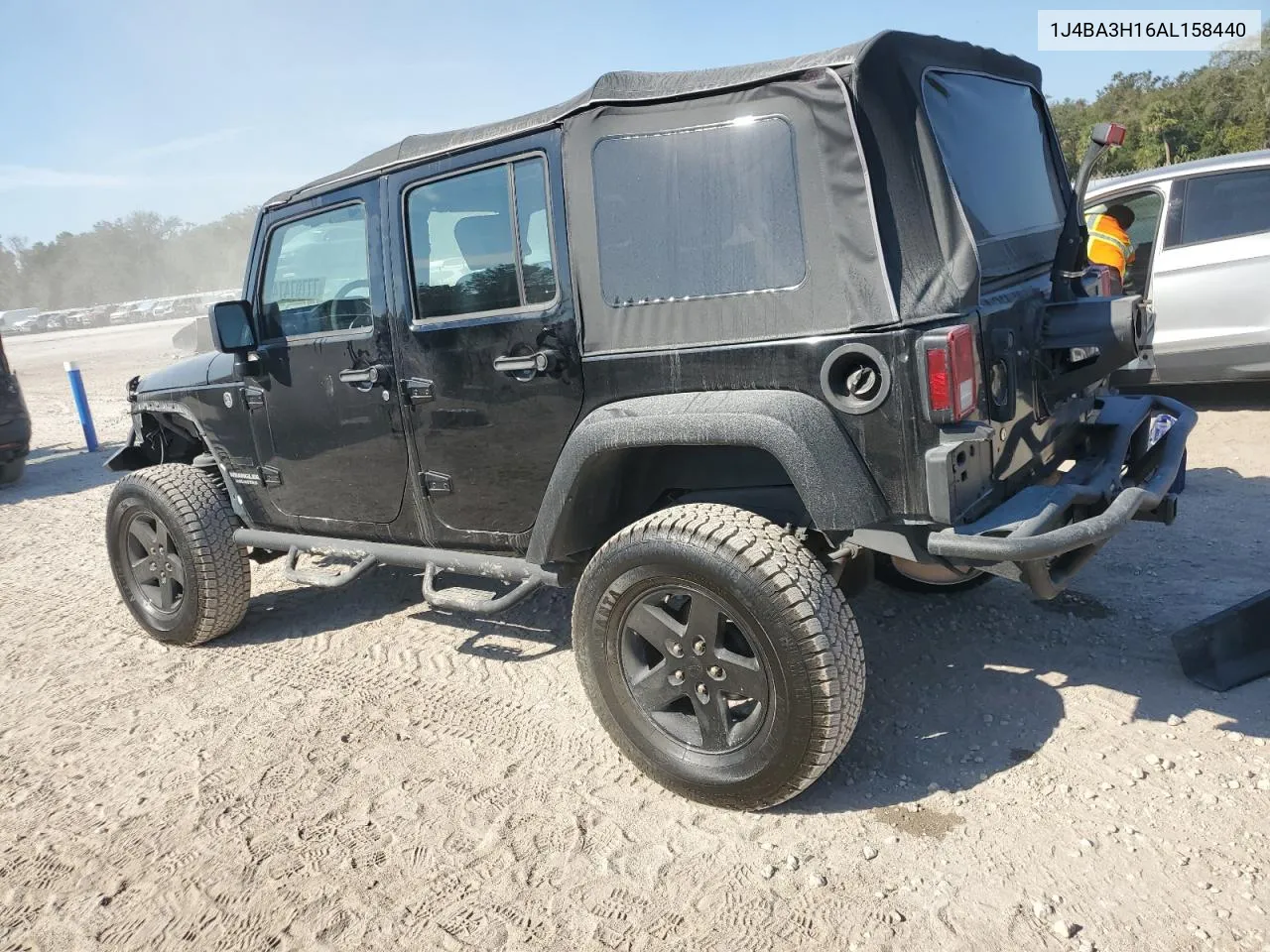 2010 Jeep Wrangler Unlimited Sport VIN: 1J4BA3H16AL158440 Lot: 77707474