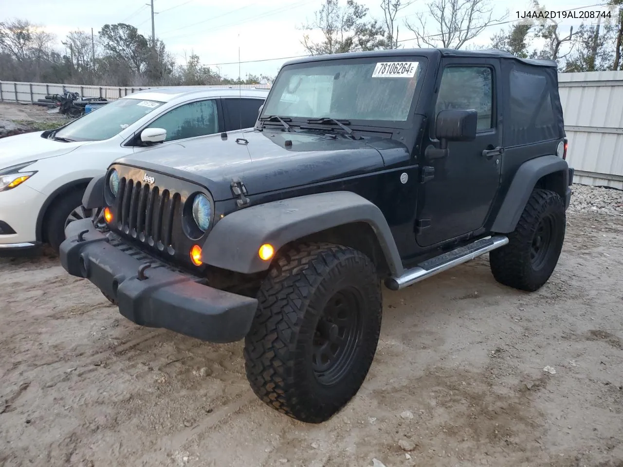 2010 Jeep Wrangler Sport VIN: 1J4AA2D19AL208744 Lot: 78106264